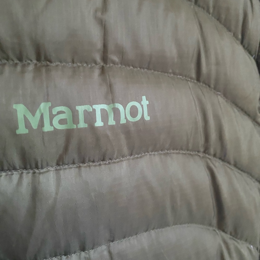 Marmot Olive Quilted Jacket